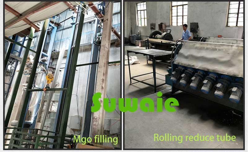 220 V 1000W công nghiệp điện xoắn ốc cuộn dây nóng yếu tố hiển thị 220V 1000W Electric Industrial Spiral Coil Tubular Heater Elements mahine show